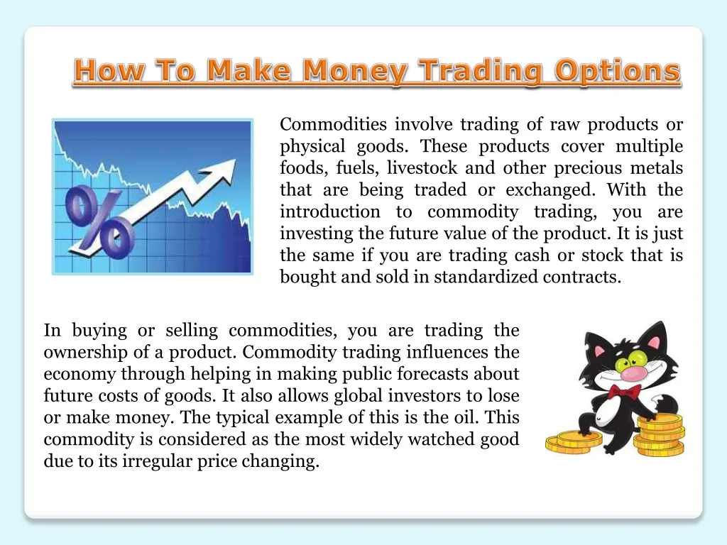 how to make money trading options