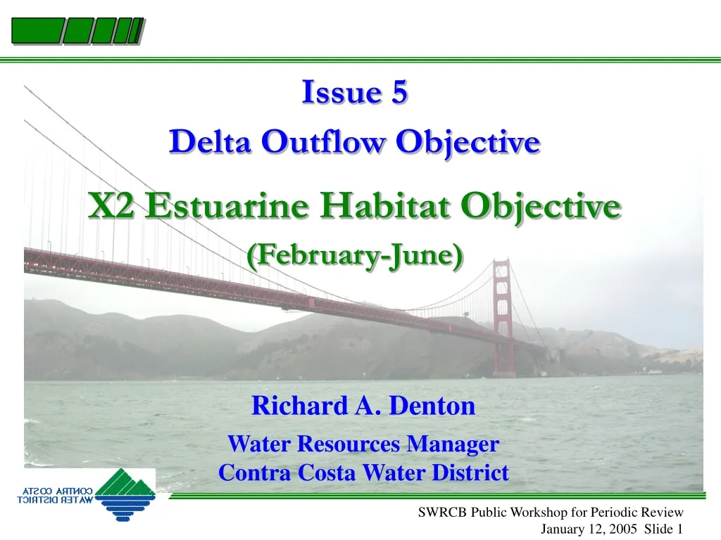 issue 5 delta outflow objective x2 estuarine