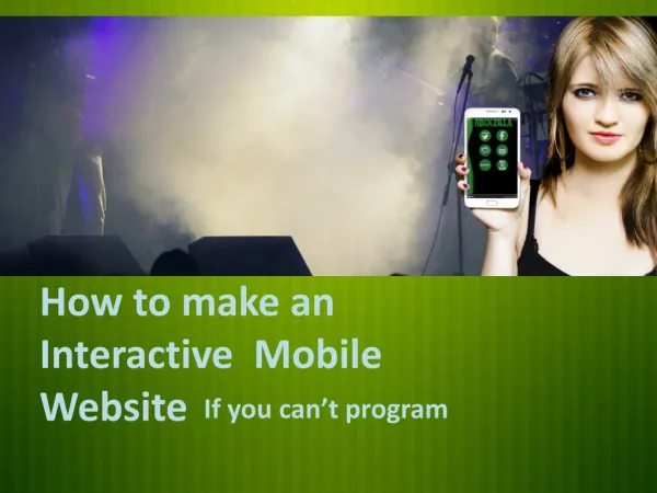 How to Make an Interactive Mobile Website