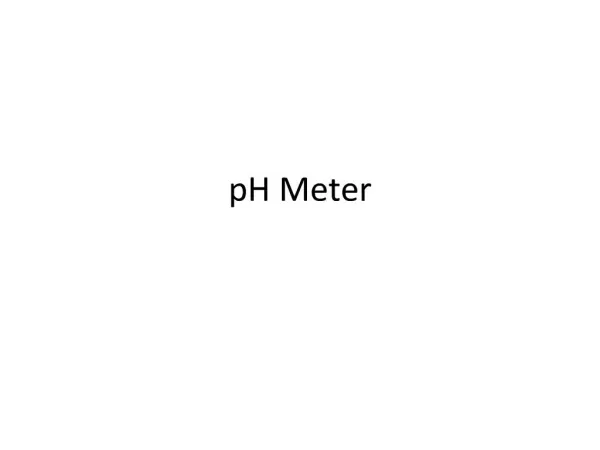 PH Meter