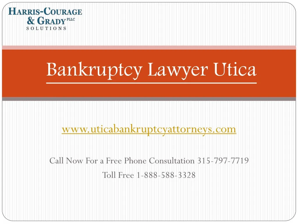bankruptcy lawyer utica