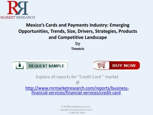 Latest Report on Cards and Payments Market in Mexico