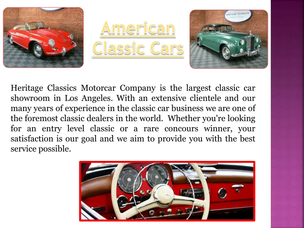 american classic cars