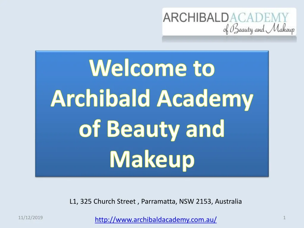 welcome to archibald academy of beauty and makeup
