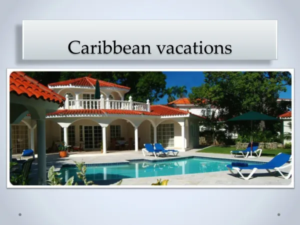Caribbean vacations