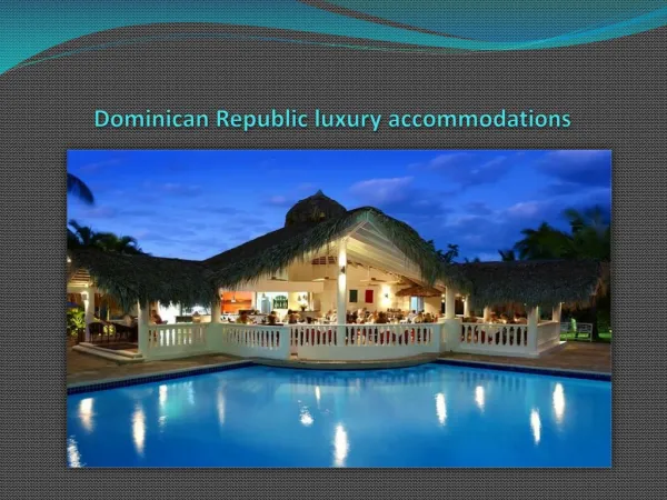 Vacations in Dominican republic