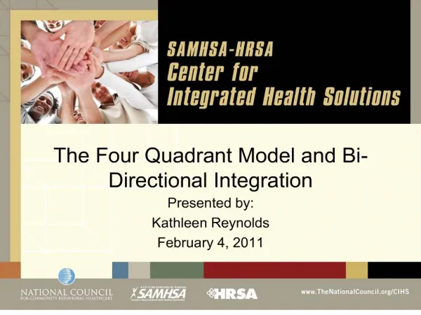 the four quadrant model and bi-directional integration