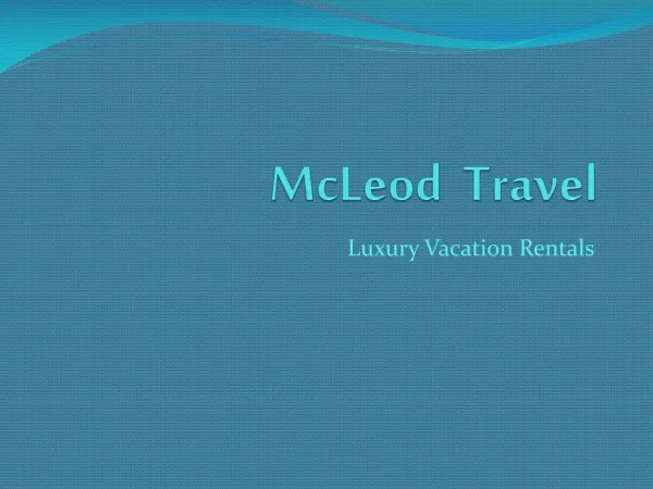 Vacation Resorts