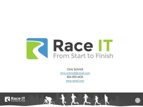 RaceIT Online Registration Overview