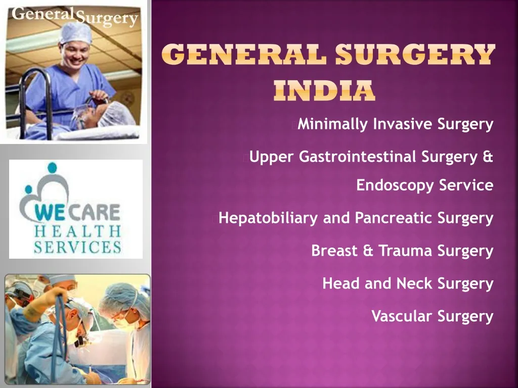 general surgery india