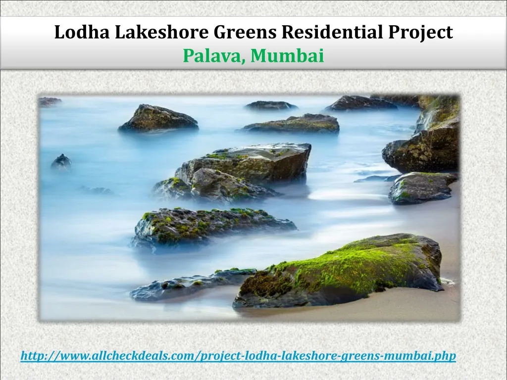 lodha lakeshore greens residential project palava
