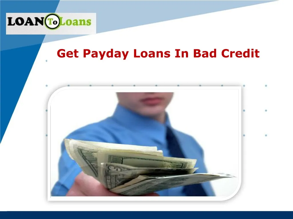 get payday loans in bad credit