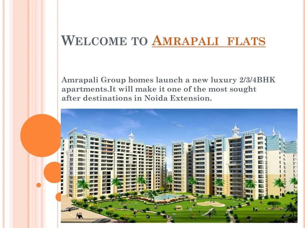 welcome to amrapali flats
