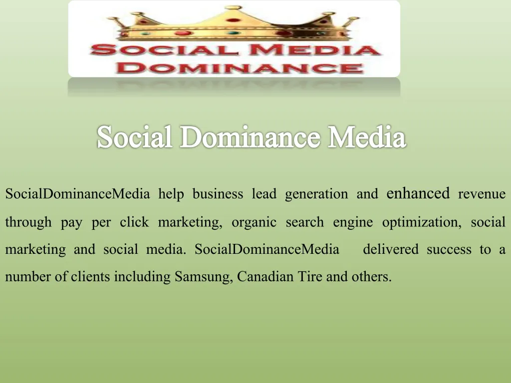 social dominance media