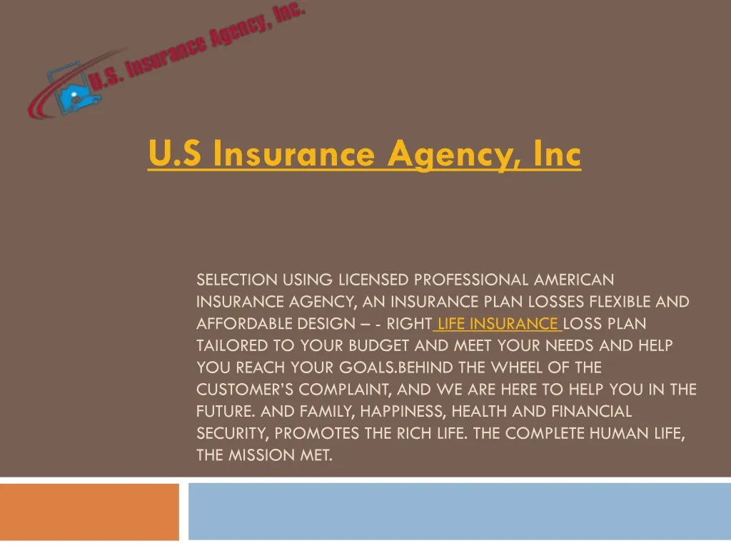 u s insurance agency inc