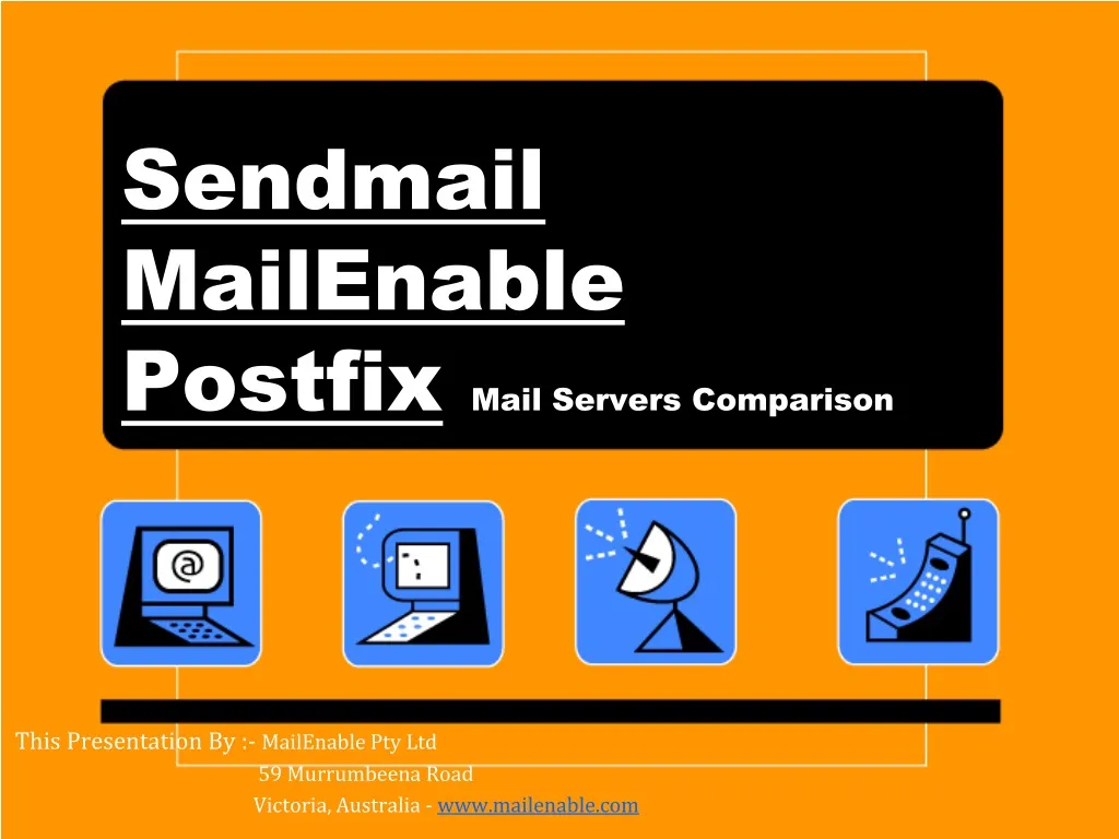 sendmail mailenable postfix mail servers comparison