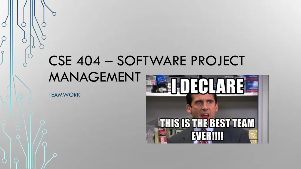 cse 404 software project management