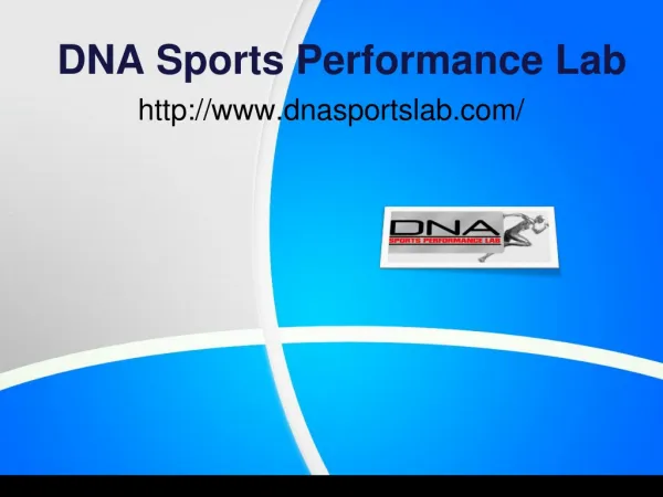 DNA Sports Performance Lab