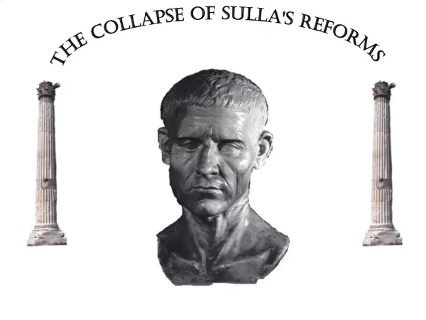 The collapse of Sullas reforms