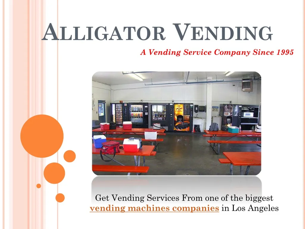 alligator vending
