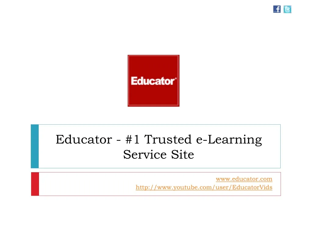 educator 1 trusted e learning service site