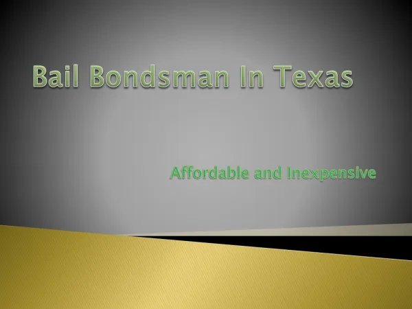 An affordable bail bond agent in Fort Worth Texas