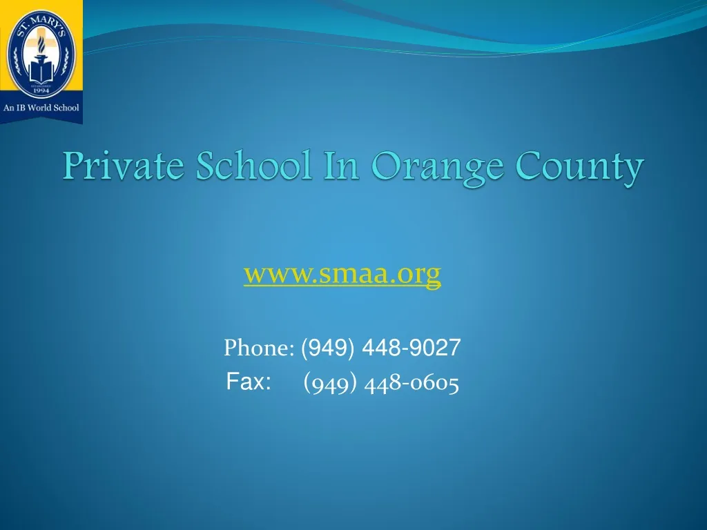 private school in orange county