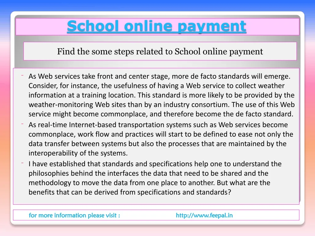 school online payment