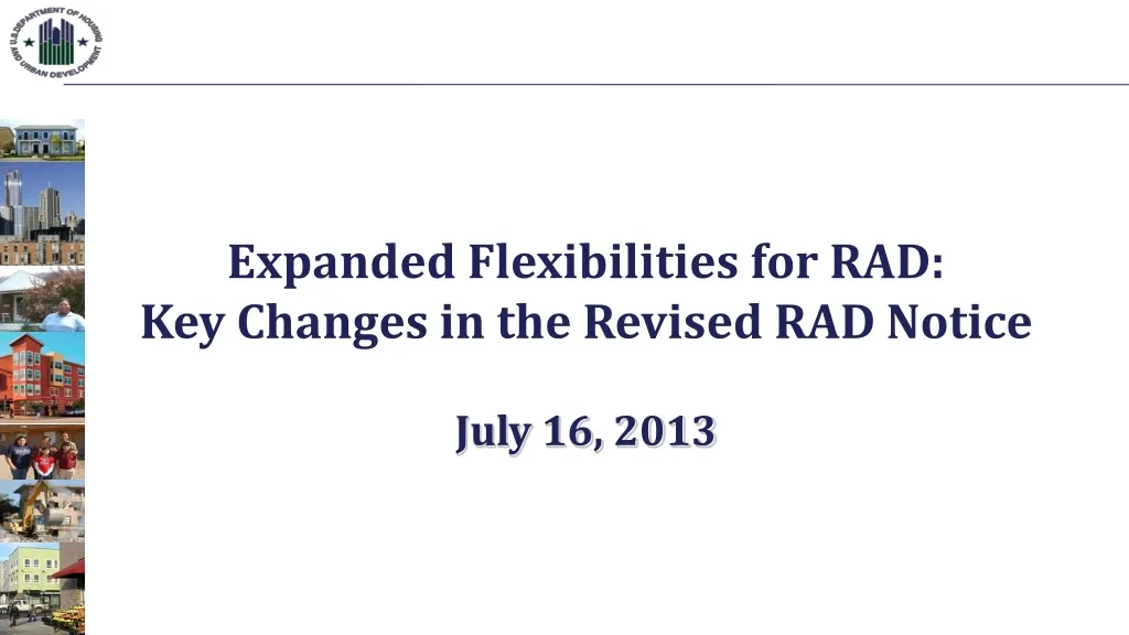 expanded flexibilities for rad key changes