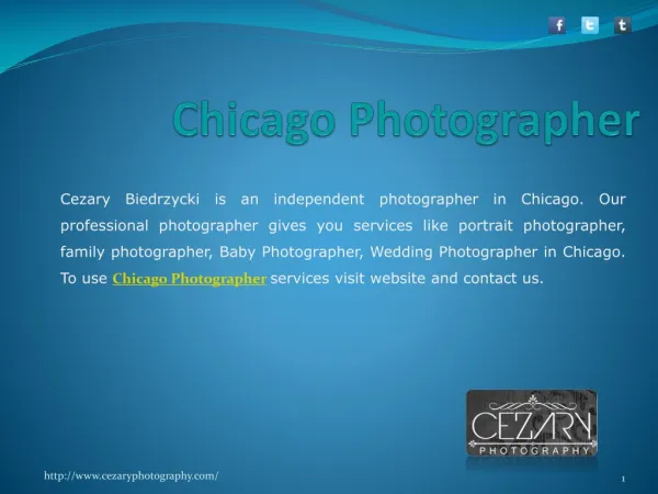 Cezary Biedrzycki - A Complete Photography Solution in Chica