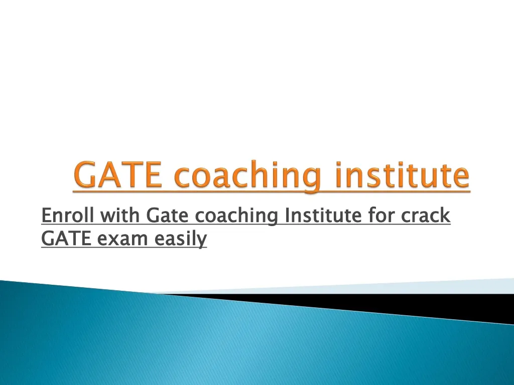 gate coaching institute