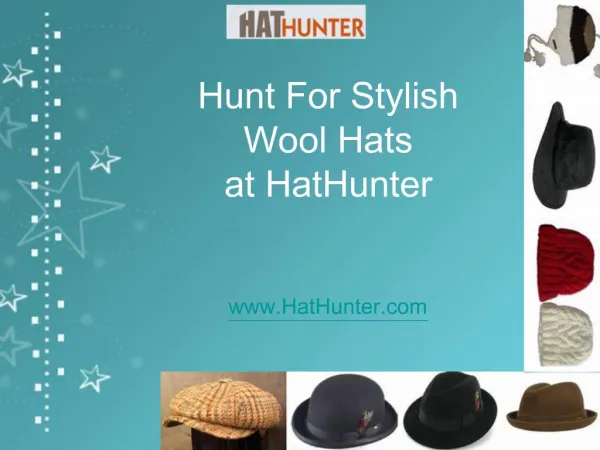 Wool hats by HatHunter