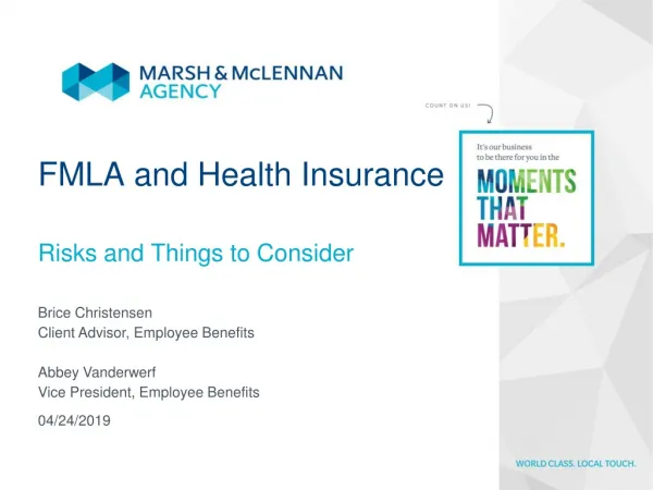FMLA and Health Insurance