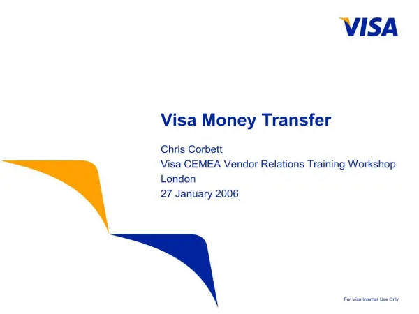 visa money transfer