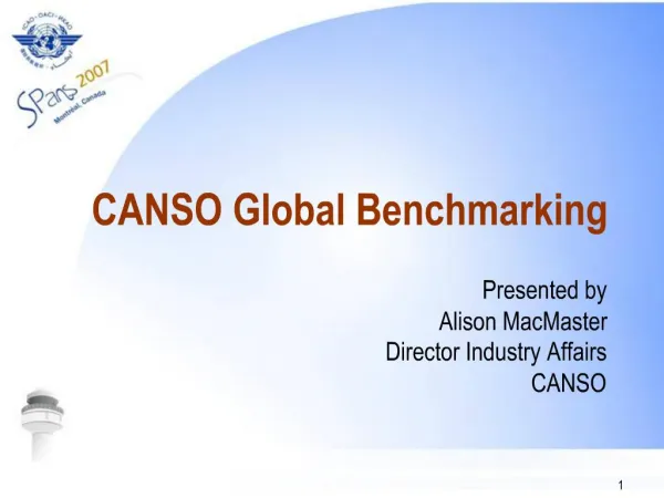 CANSO Global Benchmarking