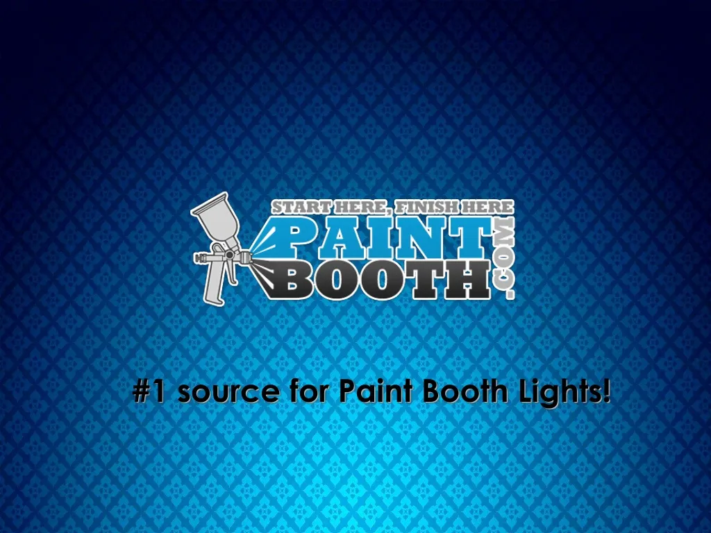 1 source for paint booth lights