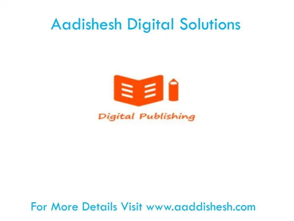 Aadishesh E-Publishing Solutions