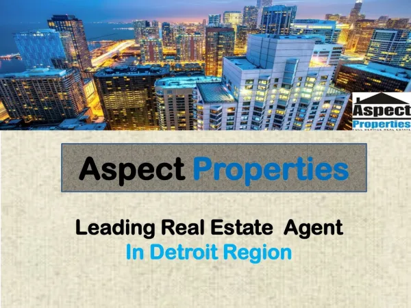Property Management Rochester Michigan-Aspect Properties