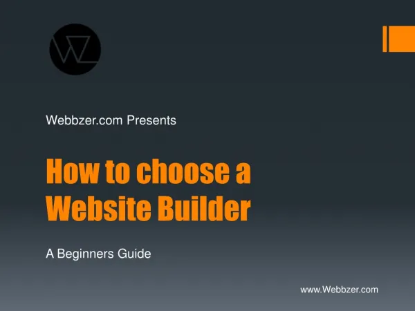 how to choose a website builder