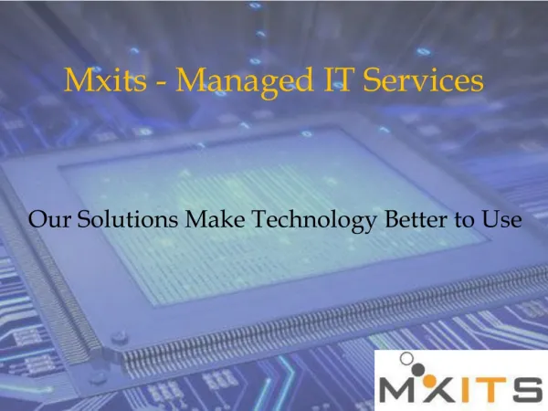 Mxits- Managed IT Services