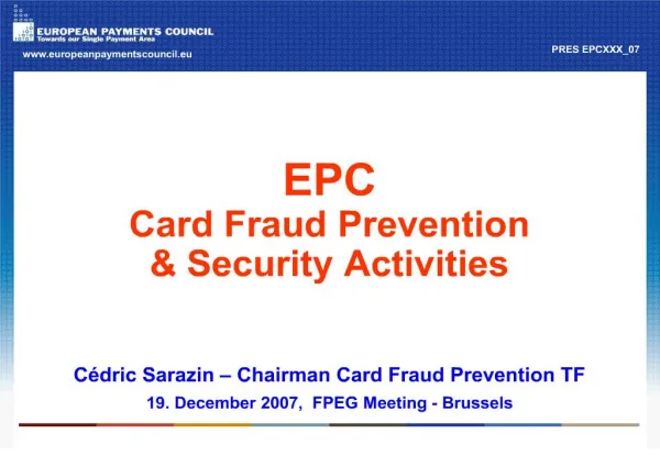 epc card fraud prevention security activities