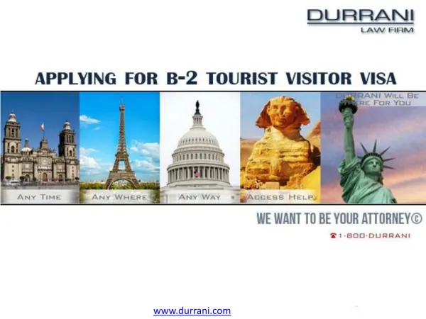 Applying for B-2 Tourist Visitor Visa