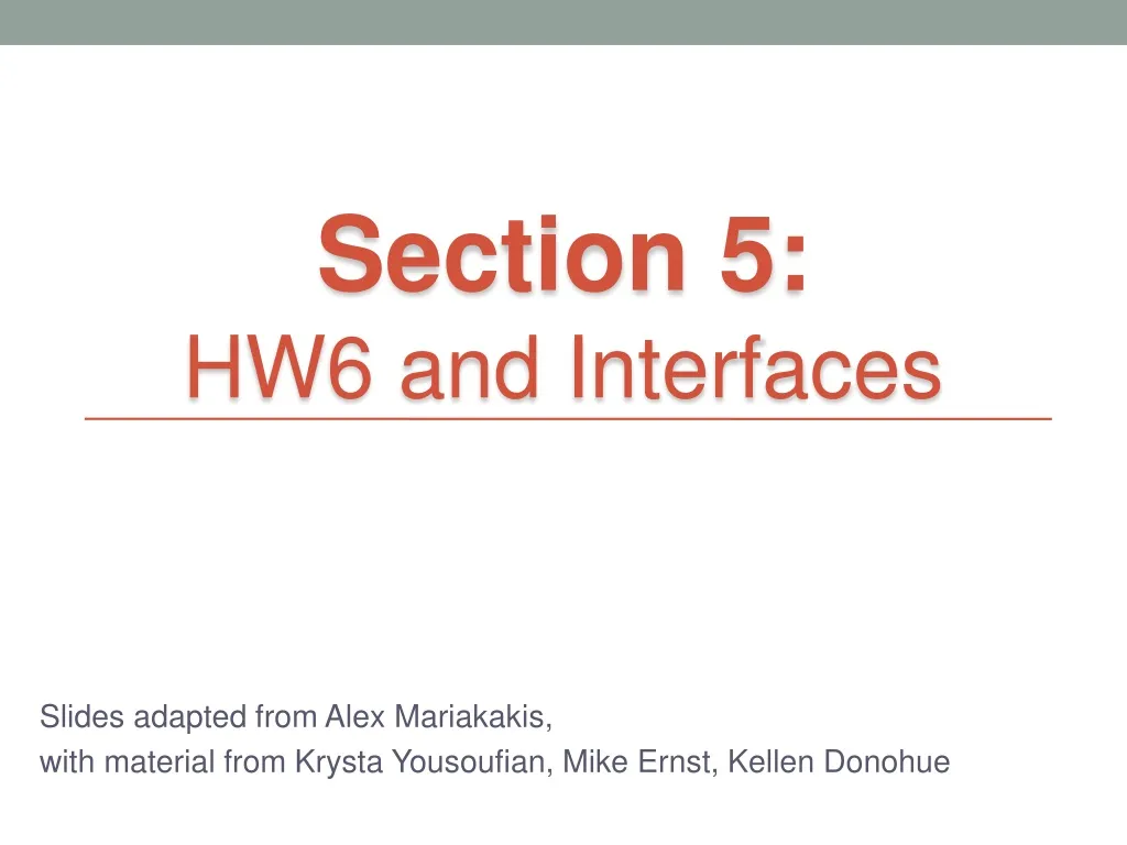 slides adapted from alex mariakakis with material from krysta yousoufian mike ernst kellen donohue
