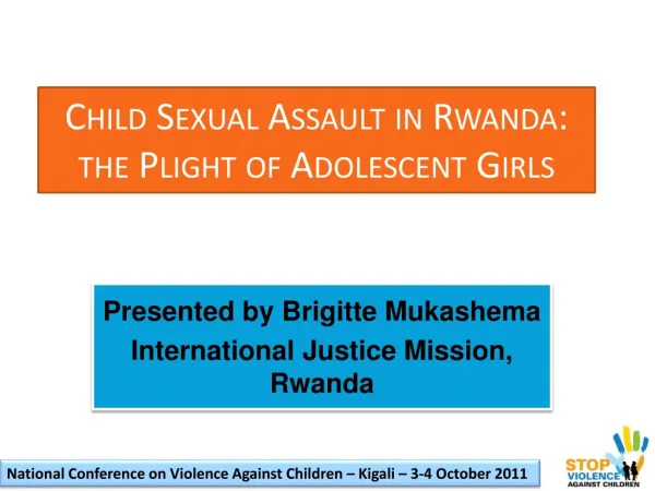 Child Sexual Assault in Rwanda: the Plight of Adolescent Girls