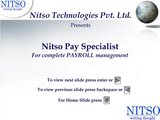 Nitso Technologies Pvt. Ltd. Presents - slide 1