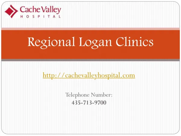 Regional Clinic and Hospitals in Logan