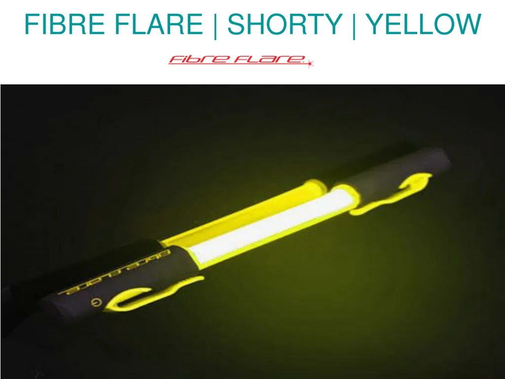 fibre flare shorty yellow