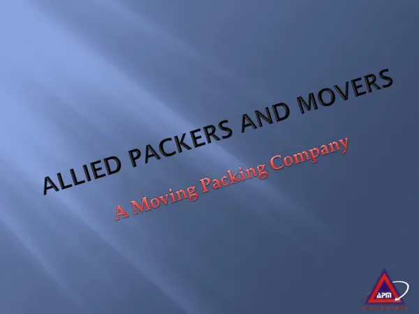 Allied Packers and Movers in Delhi