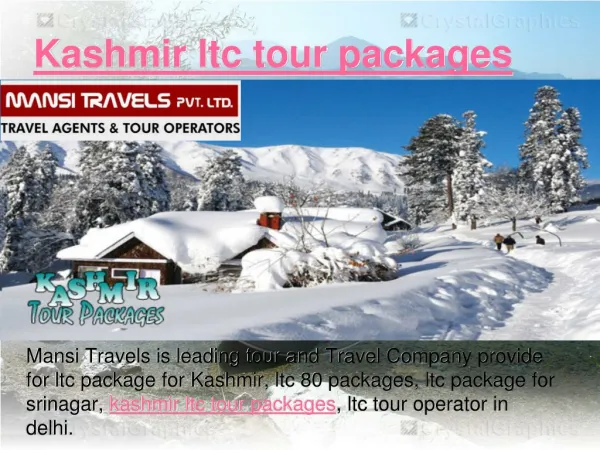 Kashmir ltc tour packages