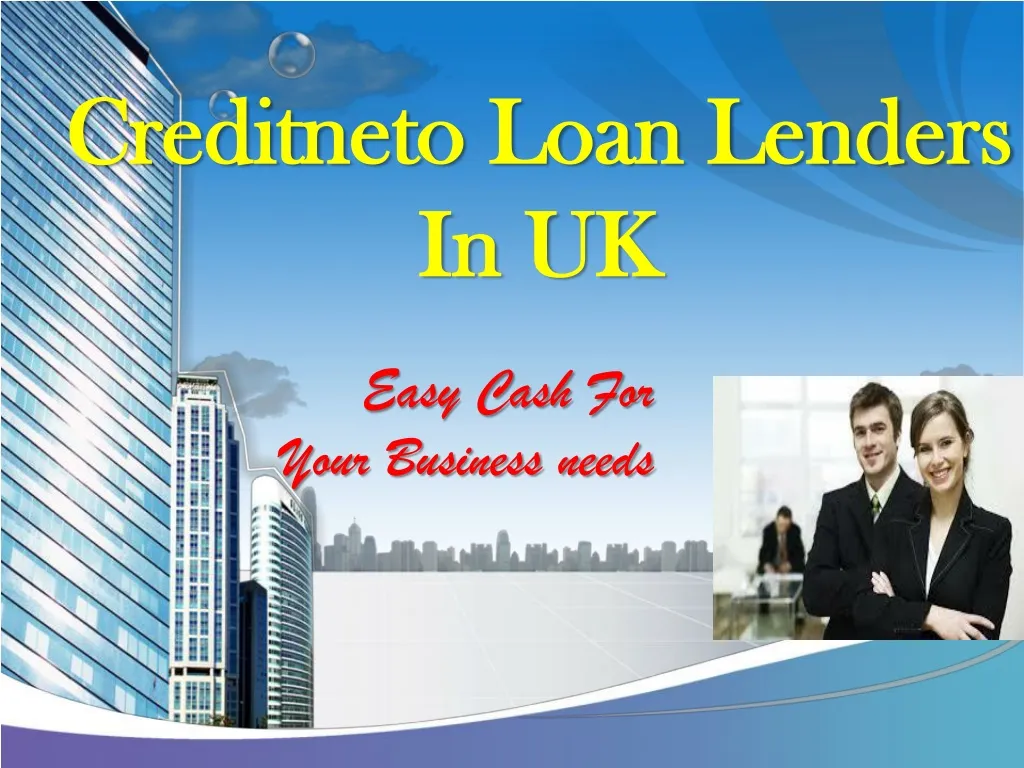 creditneto loan lenders in uk